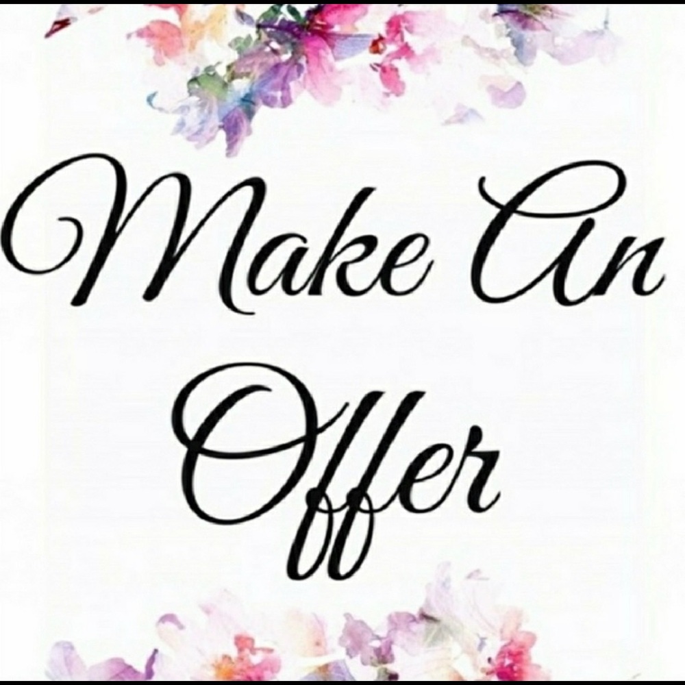 Make an offer if you are interested in something.